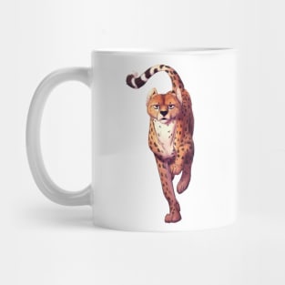 Cheetah (Blue background) Mug